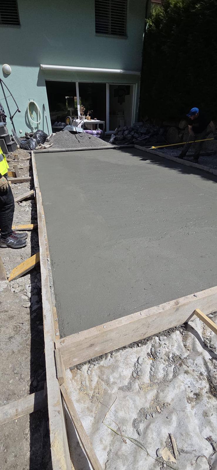 Dalle béton, Bovernier 5