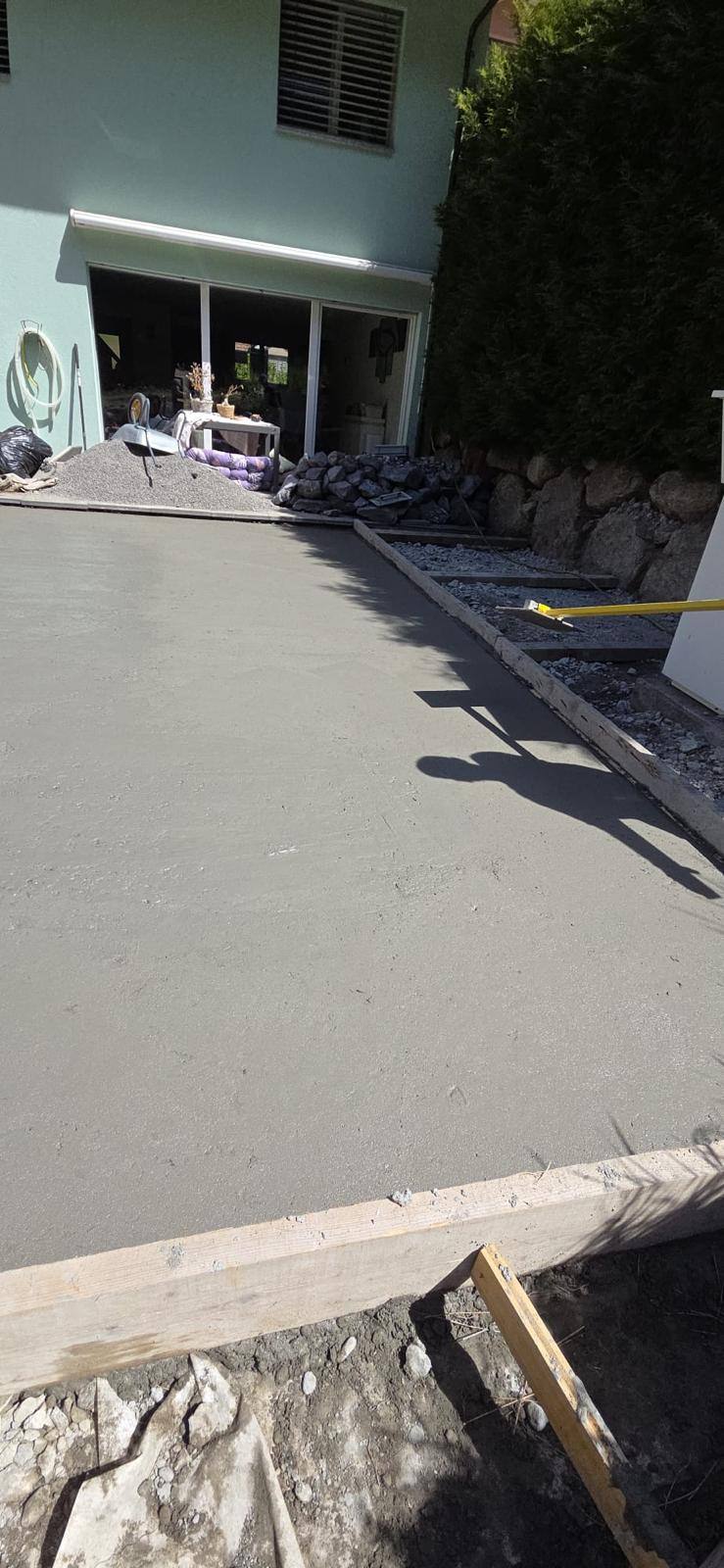 Dalle béton, Bovernier 8