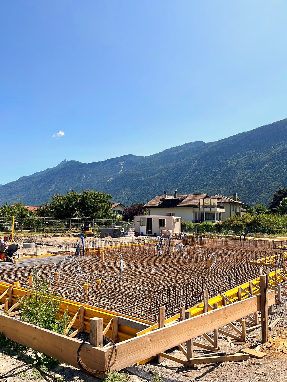 Chantier Globât Construction à Martigny 1