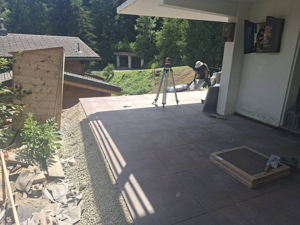 Terrasse en dallettes, Champex 4